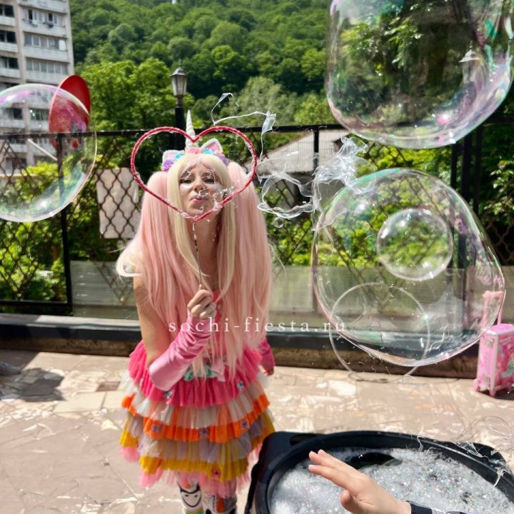 Шоу мыльных пузырей в Северодвинске