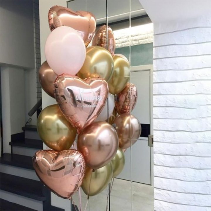 Фонтан шаров "От сердечка" в Северодвинске