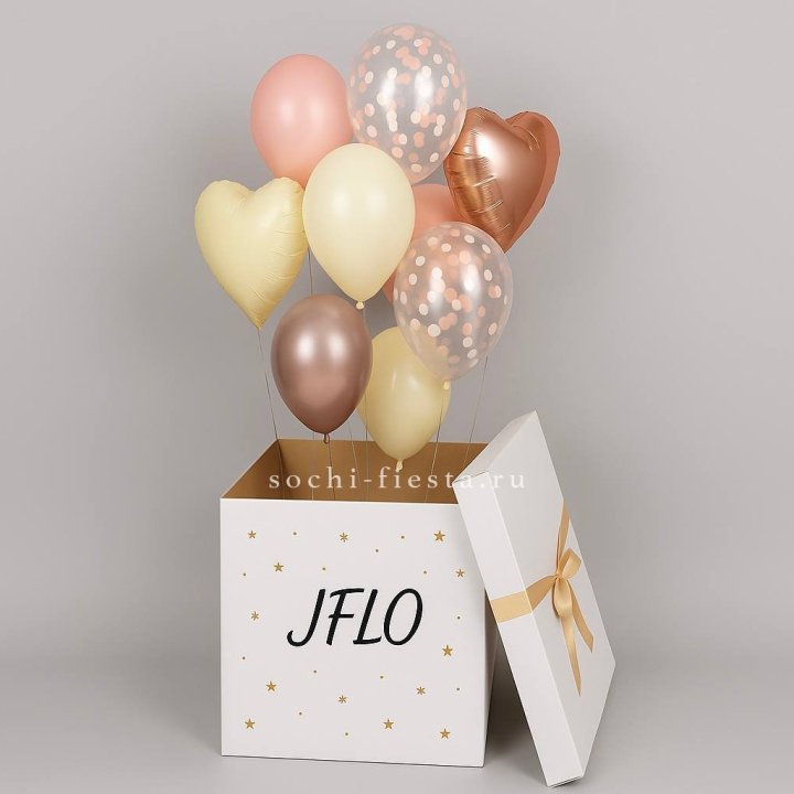 Коробка-сюрприз с шарами №2 в Северодвинске