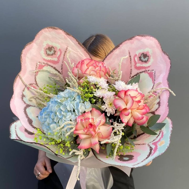 Дизайнерский букет бабочка №5 в Северодвинске