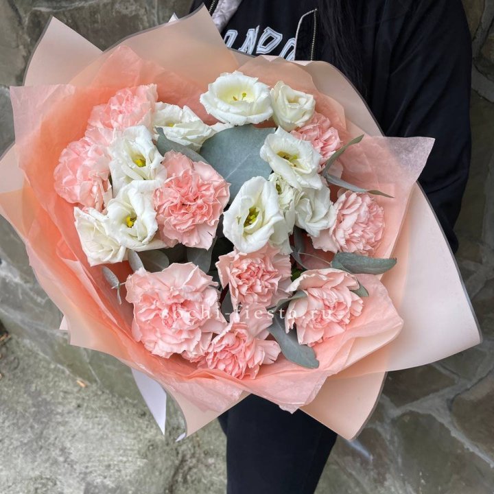  Букет диантусов "Пич" в Северодвинске