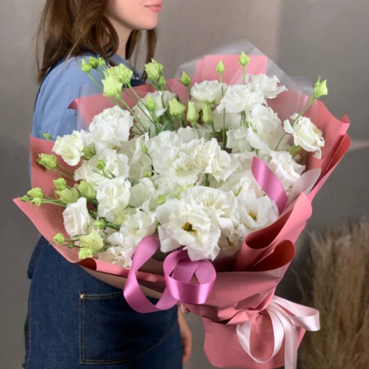 Букет эустом "Пудра" в Северодвинске