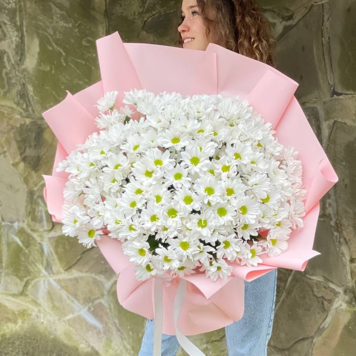  Букет хризантем "Крем" в Северодвинске