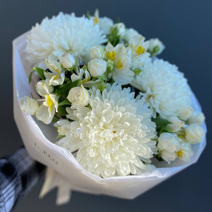 Букет из хризантем "Миранда" в Северодвинске