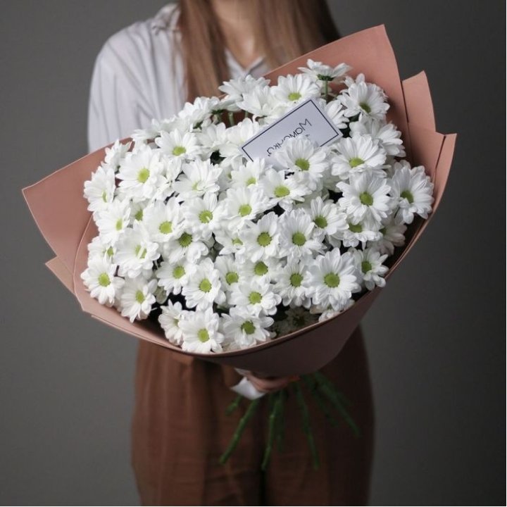 Хризантемы в крафте в Северодвинске