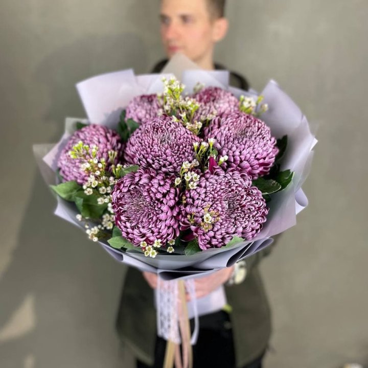 Букет хризантем "Палермо" в Северодвинске