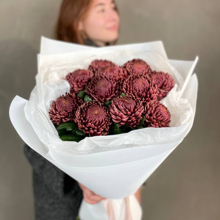 Букет хризантем "Касиопия" в Северодвинске