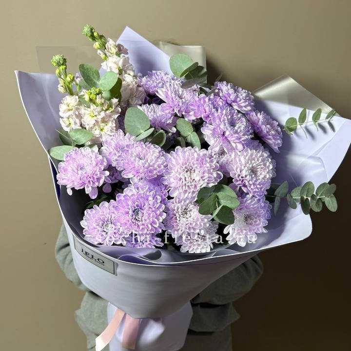 Дуо хризантема и маттиола в Северодвинске