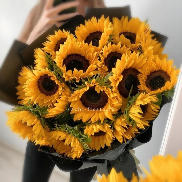 Букет подсолнухов "Гига" в Северодвинске