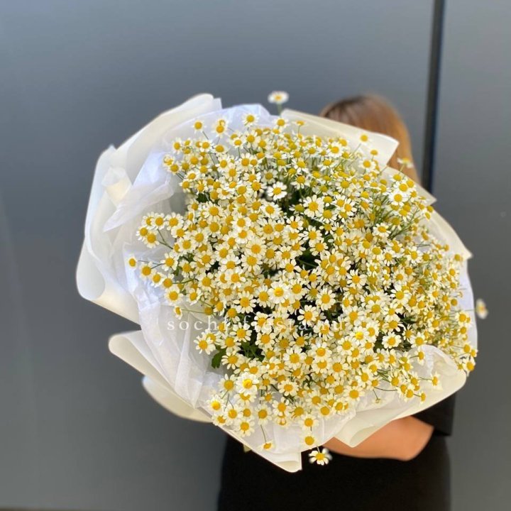Букет ромашек "Фемели" в Северодвинске