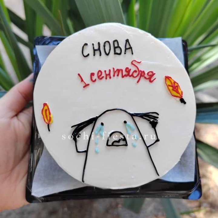 Бенто-торт "Не опять, а снова..." в Северодвинске