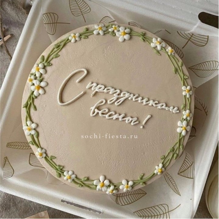 Бенто-торт "C праздником весны!"  в Северодвинске