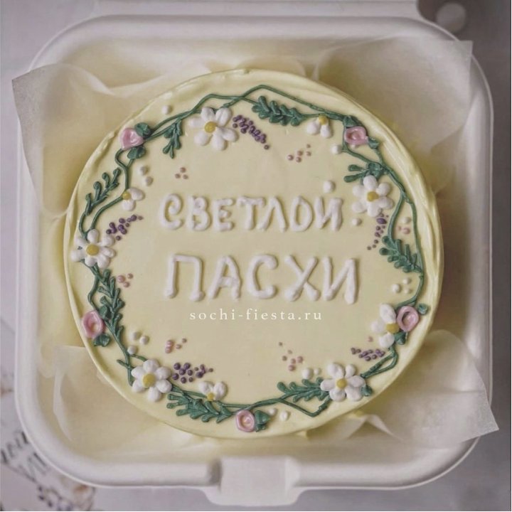 Бенто-торт "Светлой Пасхи" 2 в Северодвинске