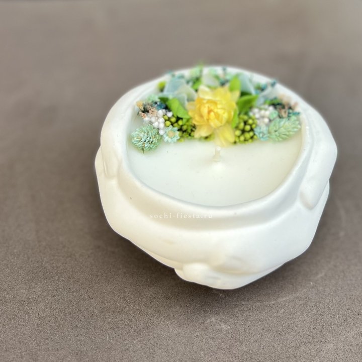 Свеча ароматическая в гипсе Руки в Северодвинске