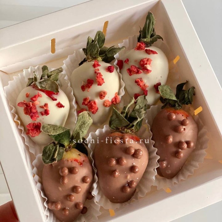 Клубника в шоколаде 6 ягод в Северодвинске