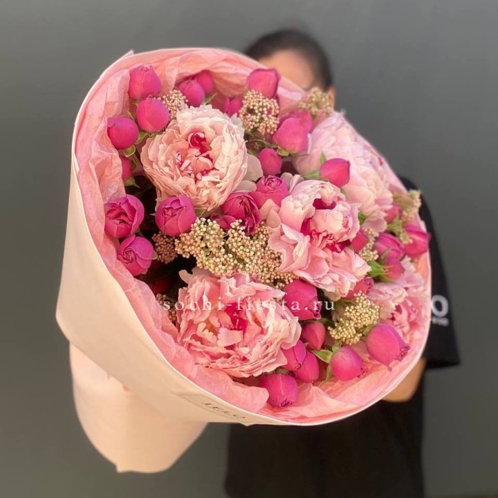  Букет с пионами "Преференс" в Северодвинске