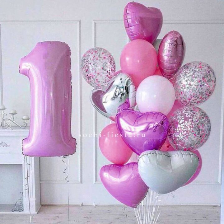 Набор шаров "С днем рождения" в Северодвинске