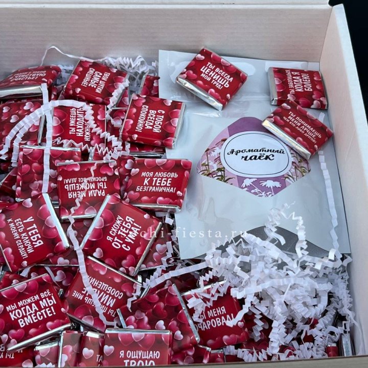 Набор Шоколад и Чай "101 причина любви" в Северодвинске