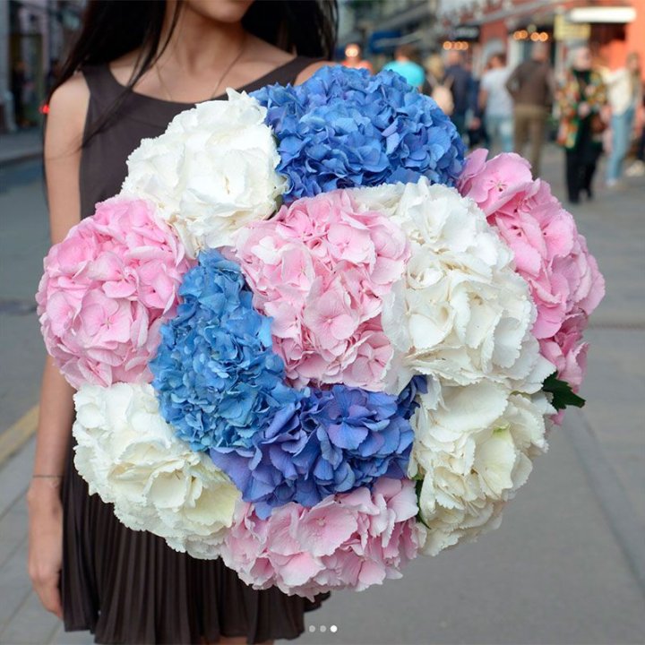 Букет гортензий "Инь-Янь" в Северодвинске