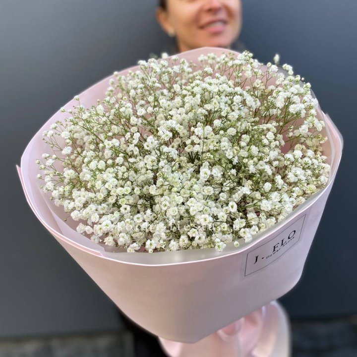 11 белых гипсофил в фоамиране в Северодвинске