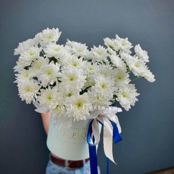 Коробка с хризантемами №3 в Северодвинске