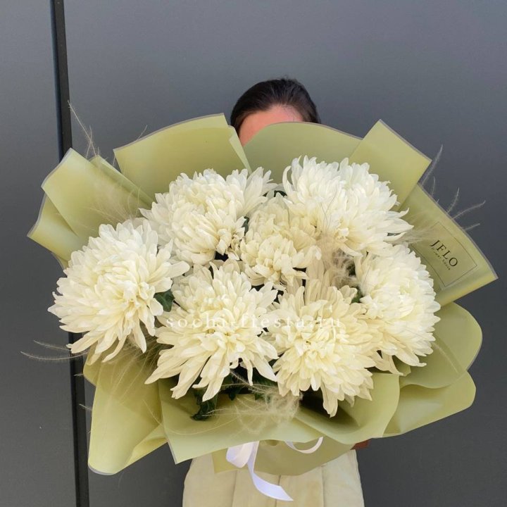 Букет одноголовых хризантем  в Северодвинске