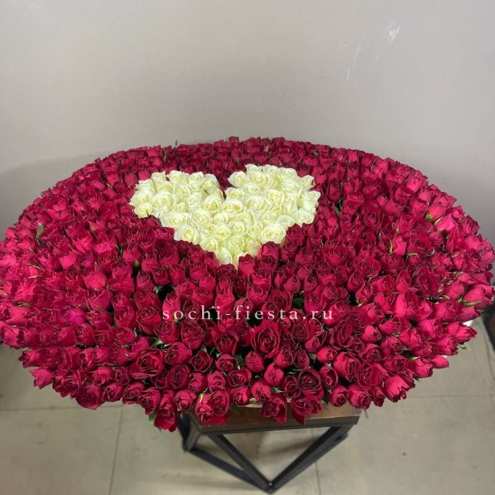 501 роза в корзине в Северодвинске