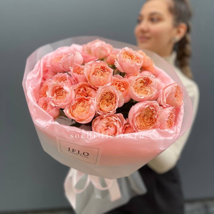 Букет из пионовидных роз Джульетта в Северодвинске