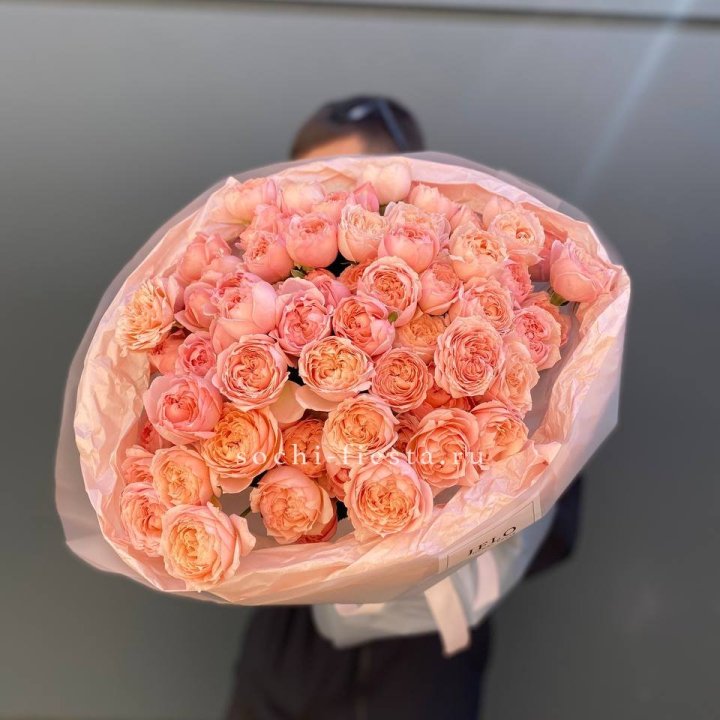 Букет из 21 пионовидной розы Джульетта в Северодвинске
