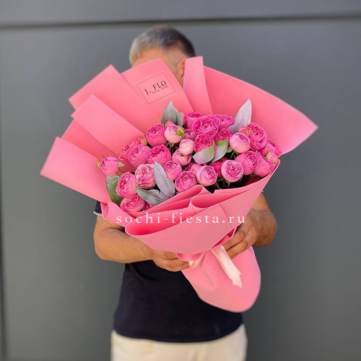 Пионовидные розы баблс №2 в Северодвинске