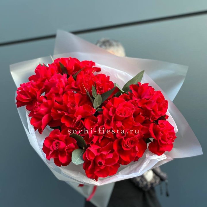21 Красная французская роза в Северодвинске