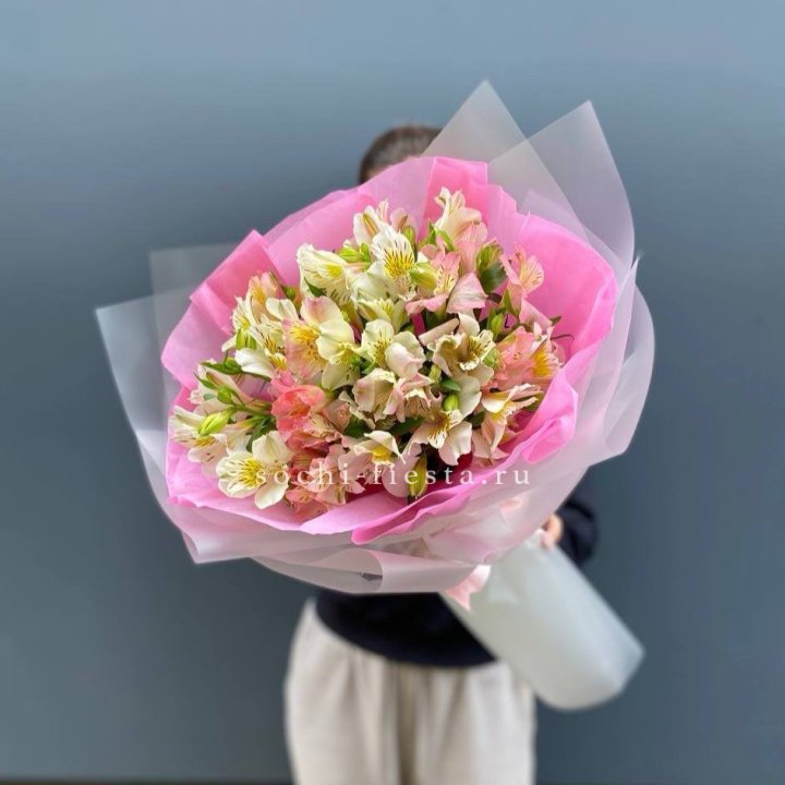 букет альстромерий "Черри" в Северодвинске