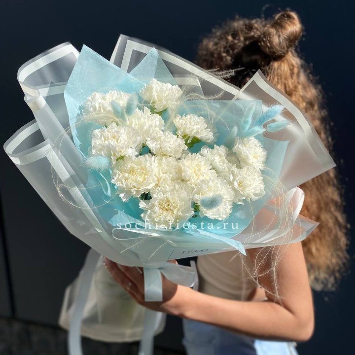 Воздушный букет из диантусов  в Северодвинске