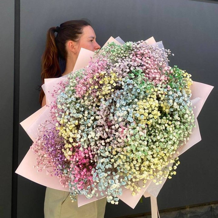 Пышный букет из гипсофил  в Северодвинске