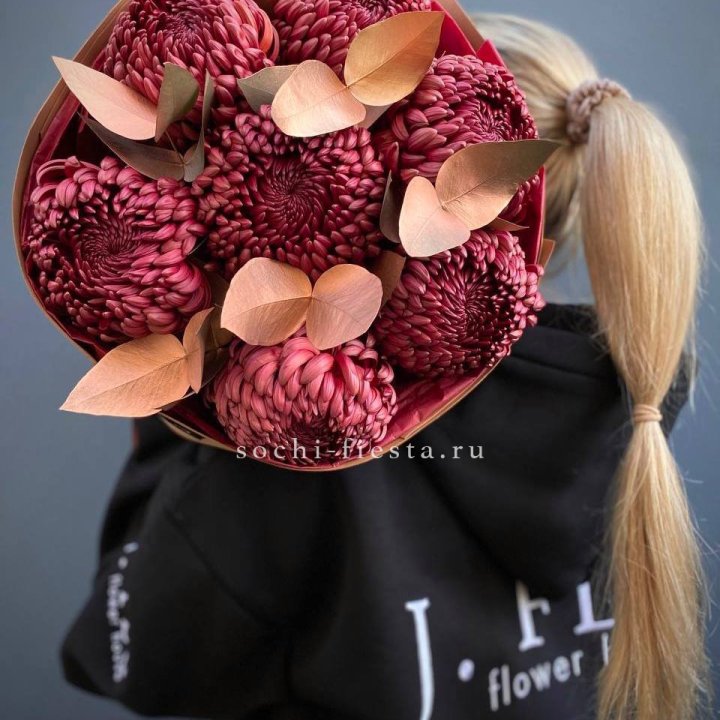 Хризантемы "Голд шоколад" в Северодвинске