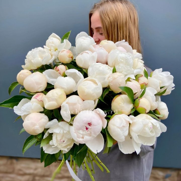 Охапка пионов в Северодвинске