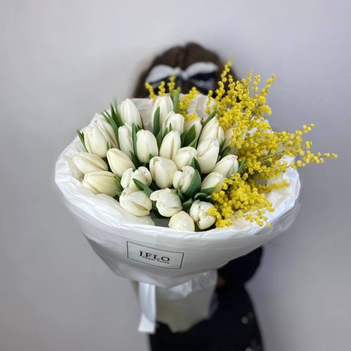 Дуо тюльпан и мимоза в Северодвинске