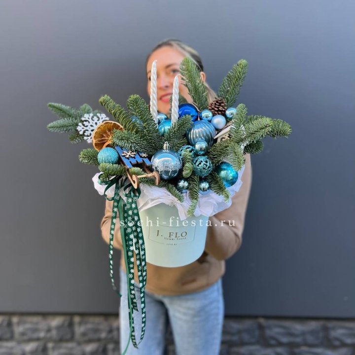 Композиция "Мери крисмас блю" в Северодвинске