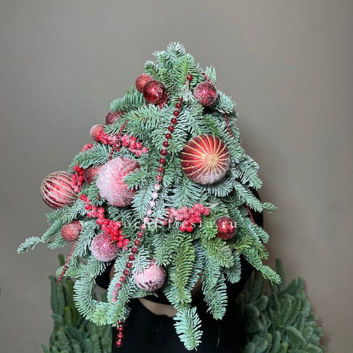 Ёлка красная в Северодвинске