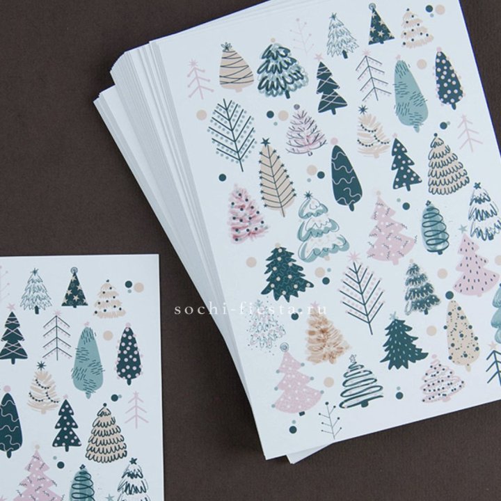 Открытка к букету "Елки" в Северодвинске