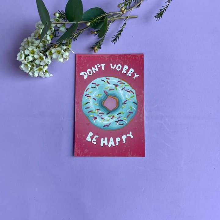 Открытка к букету "Не волнуйся..." в Северодвинске