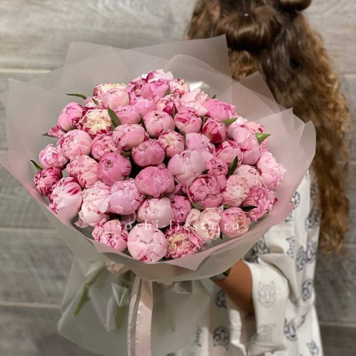51 розовый пион в Северодвинске