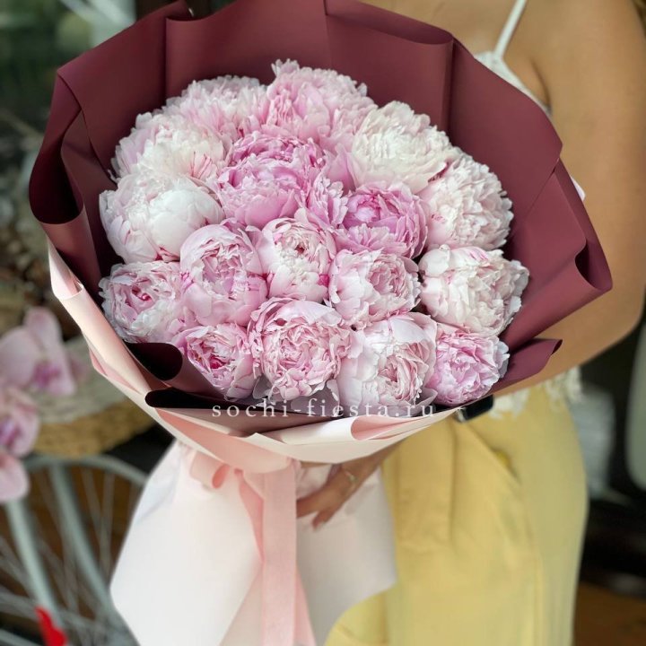 Букет с пионами №5 в Северодвинске