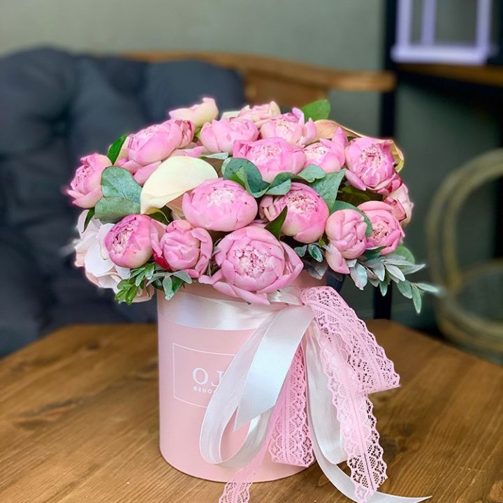 Композиция с пионами №1 в Северодвинске