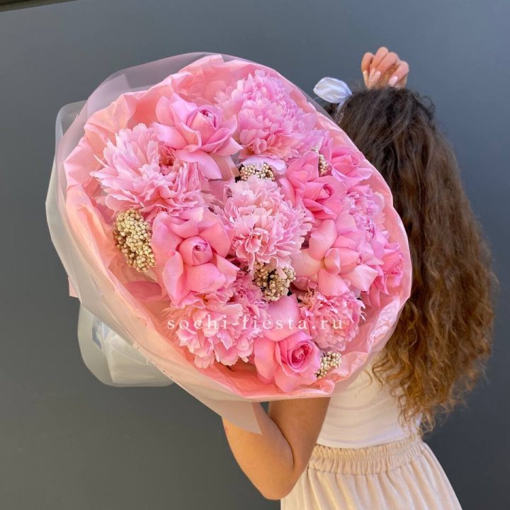  Букет с пионами "Пинки" в Северодвинске