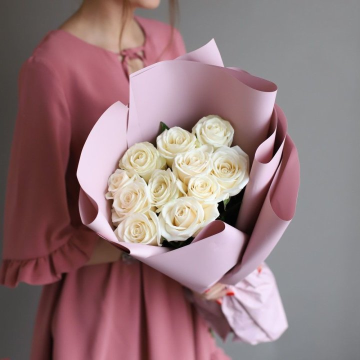 11 белых роз в Северодвинске