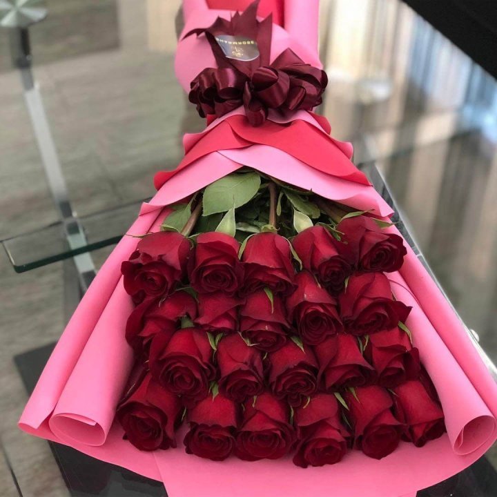 21 красная роза "Элеганс" в Северодвинске