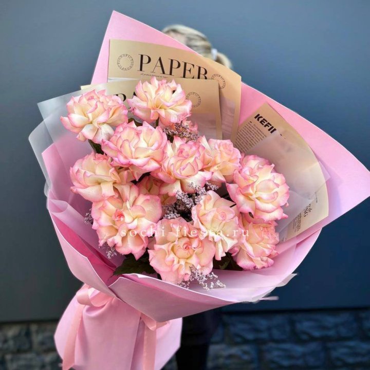 15 французских роз "Джумилия" в Северодвинске