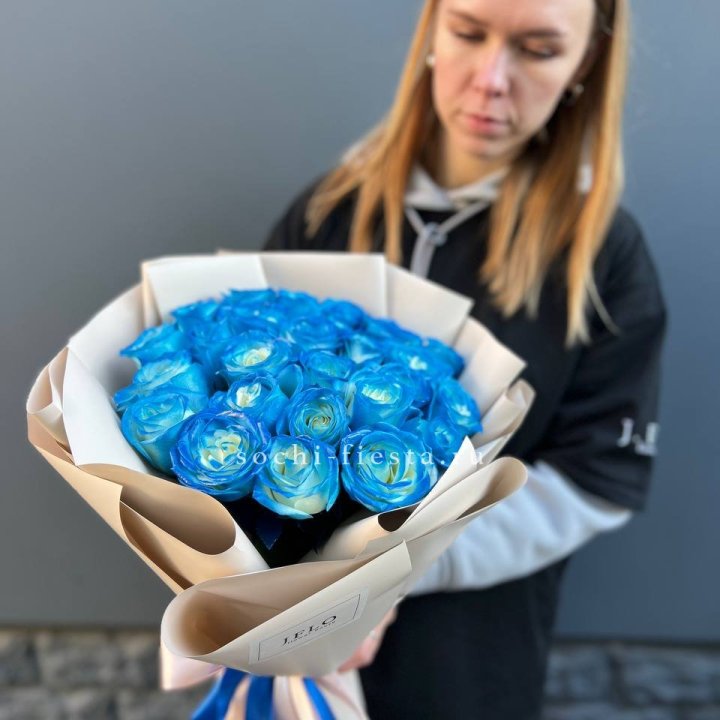Букет синих роз блю логан в Северодвинске