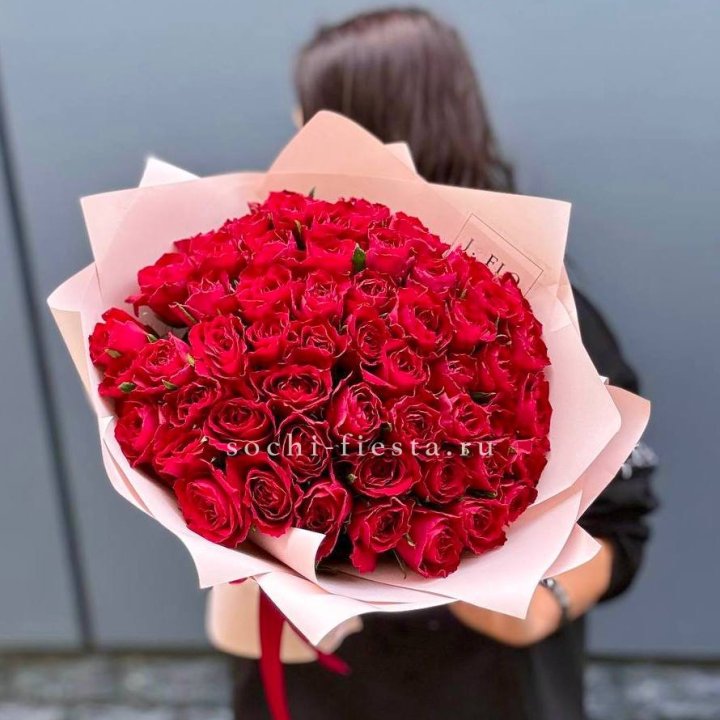 55 кенийских роз в Северодвинске